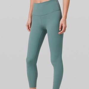 Lululemon Wunder Under Tidewell Teal 25 in length